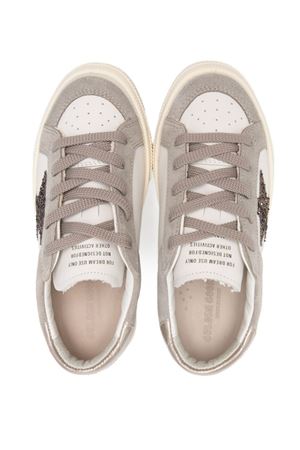 beige leather sneakers GOLDEN GOOSE KIDS | GYF00495F00807281760